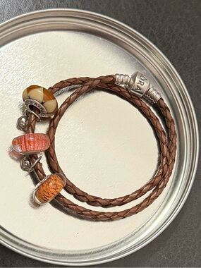 Pandora Moments leather Bracelet 35 cm / 13.75 inches